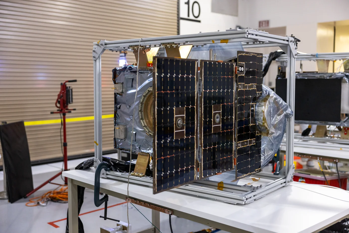 Solar array deployment mechanism assembly